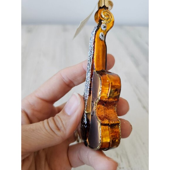 Old world OWC violin guitar musical band glass ornament Xmas tree - Picture 4 of 10
